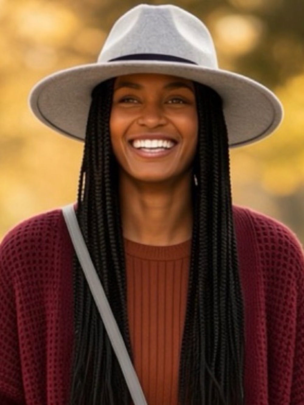 J.Crew Wool Hat Style AC458 in Gray with Black Grosgrain Band M/L